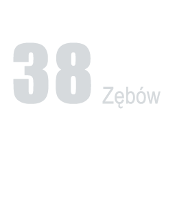 ilosc zebow proste 38